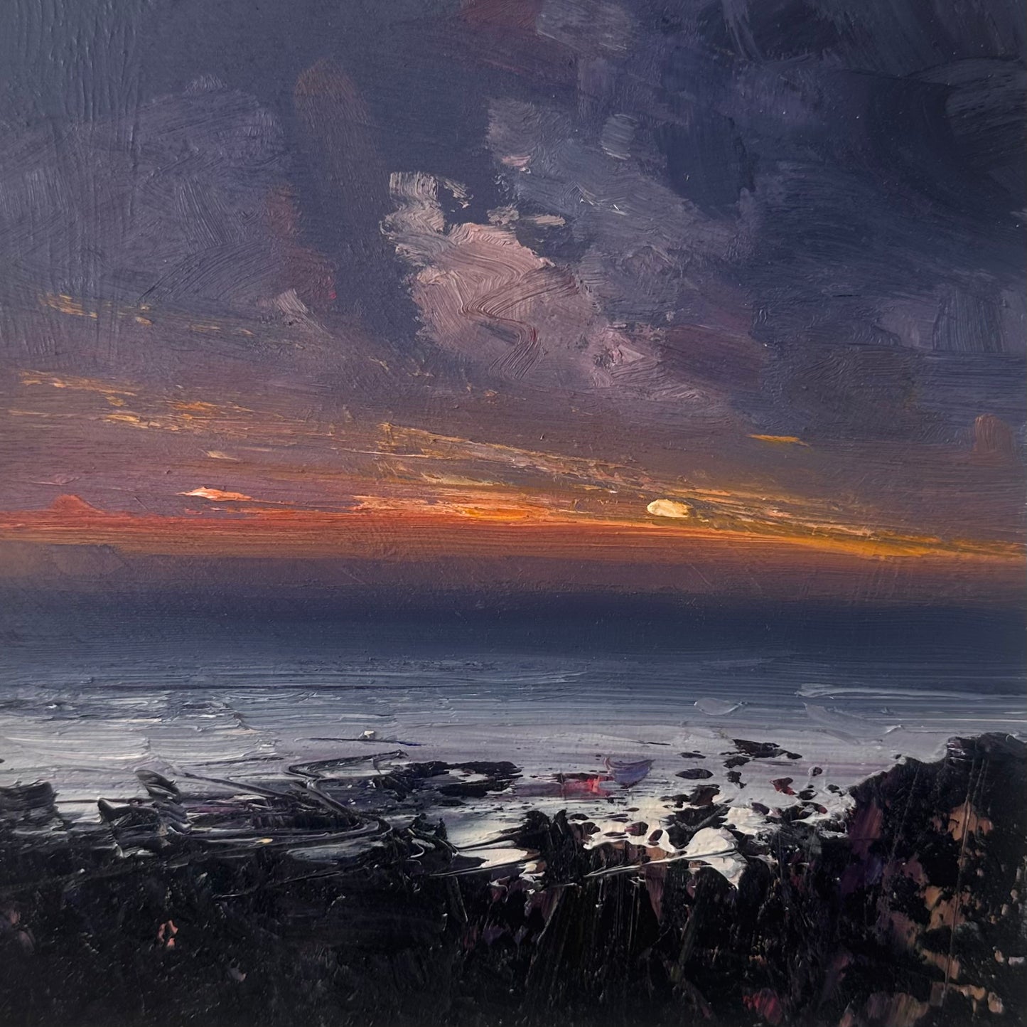 Richard K Blades sunset painting