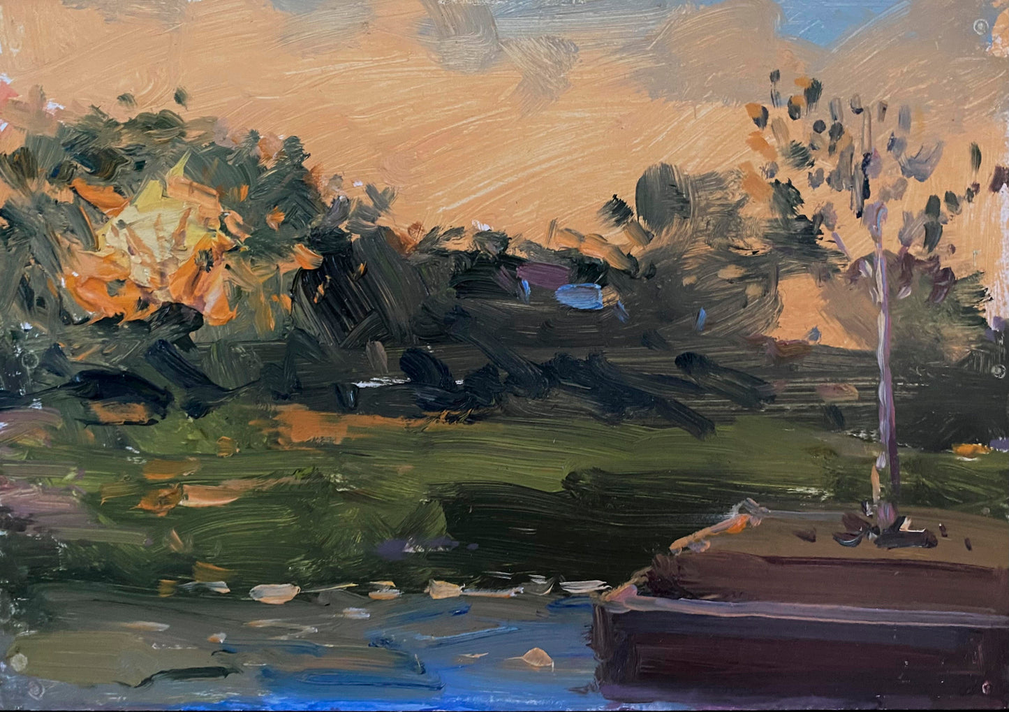 Tushar Sabale: Sunset By The Riverbank