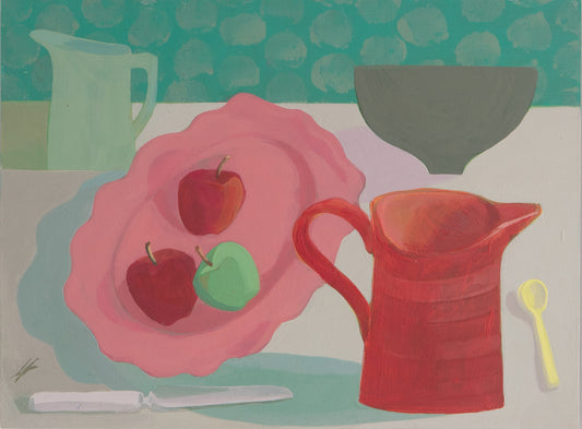 Gabriella Buckingham - Pink Plate of Apples