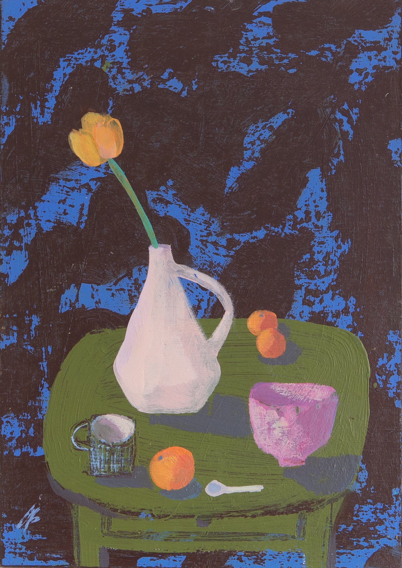 Gabriella Buckingham - Olive Green Table