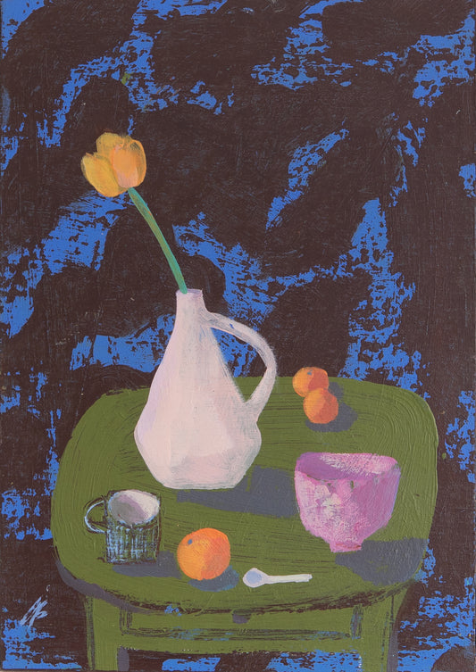 Gabriella Buckingham - Olive Green Table