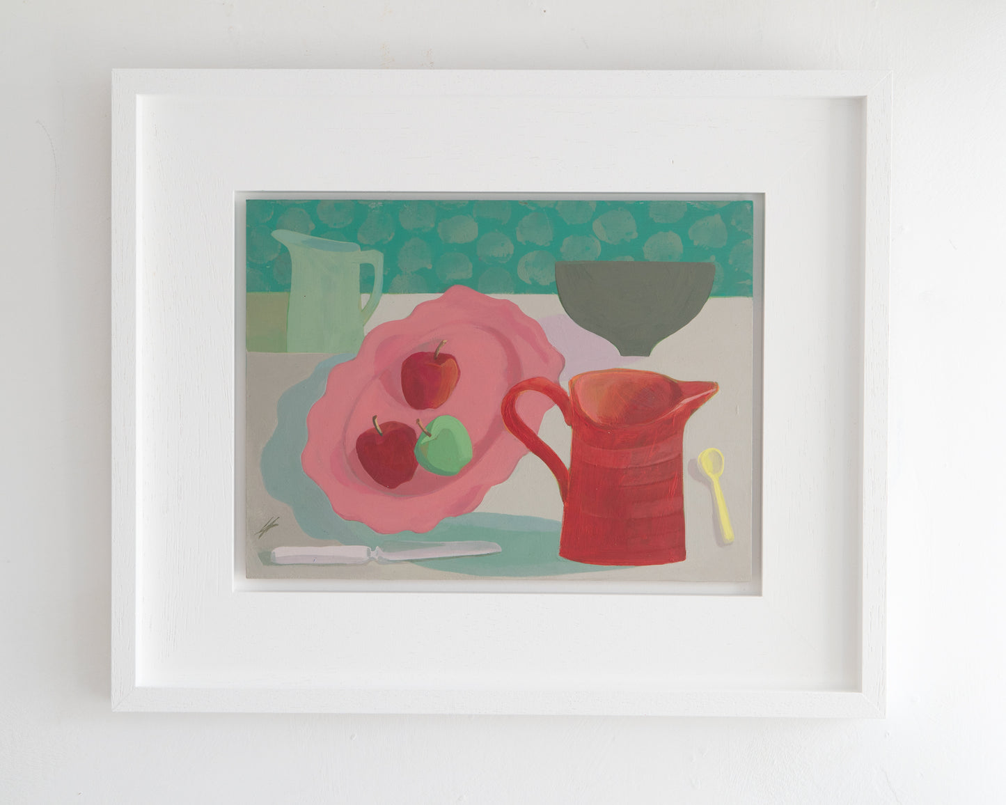 Gabriella Buckingham - Pink Plate of Apples
