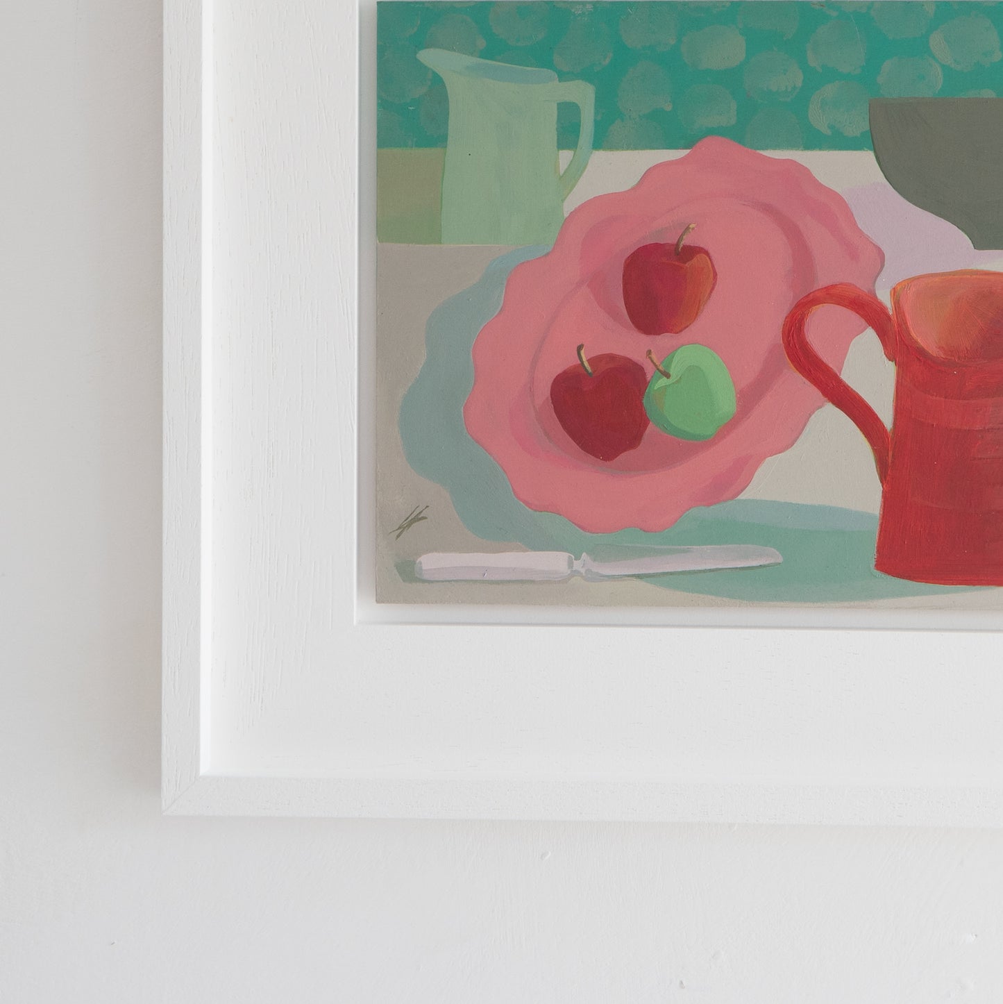 Gabriella Buckingham - Pink Plate of Apples