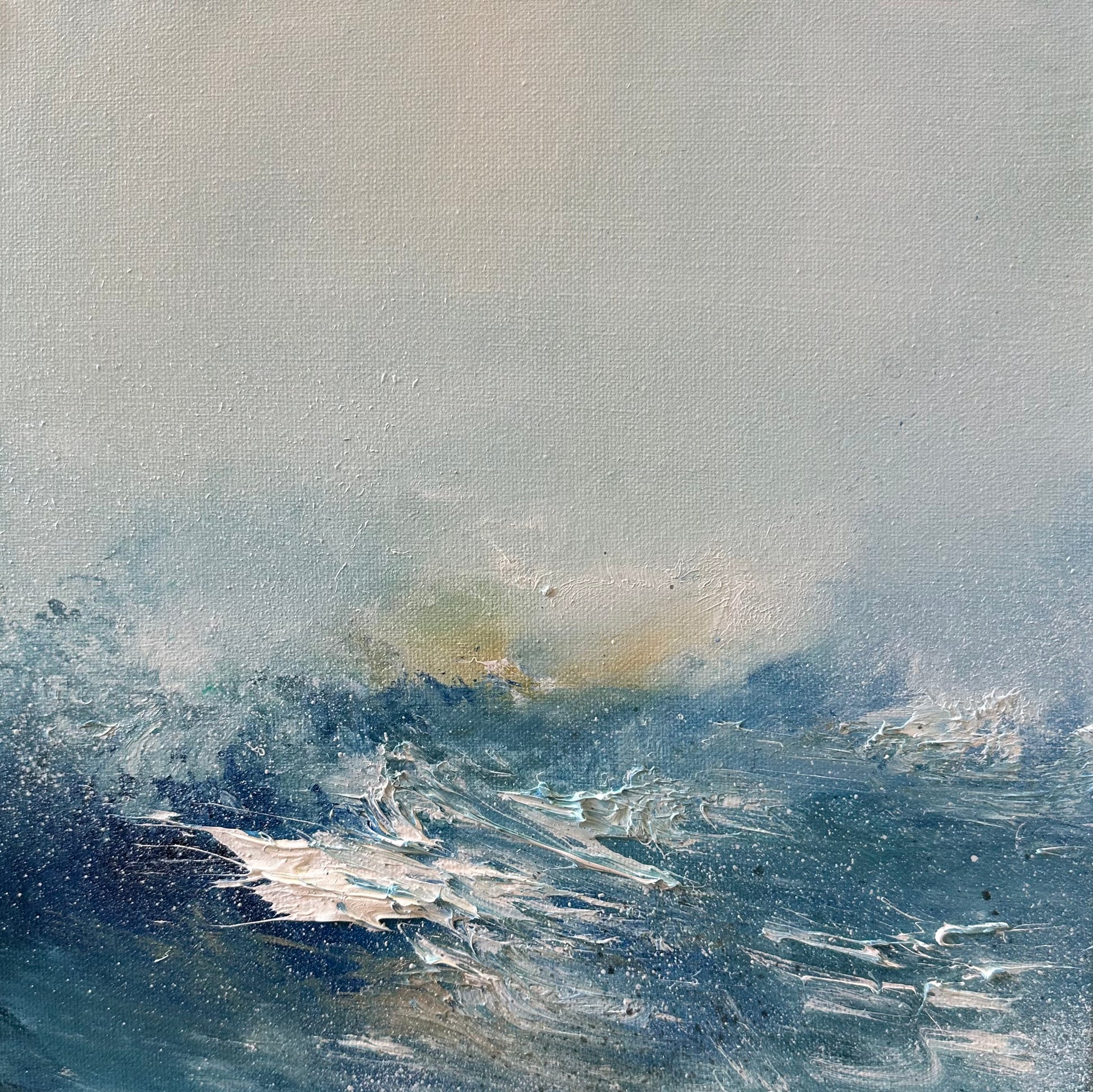 Oil on canvas by Mark Stopforth. Available from the Point Contemporary Art Gallery in Cromer, Norfolk UK. Downpour