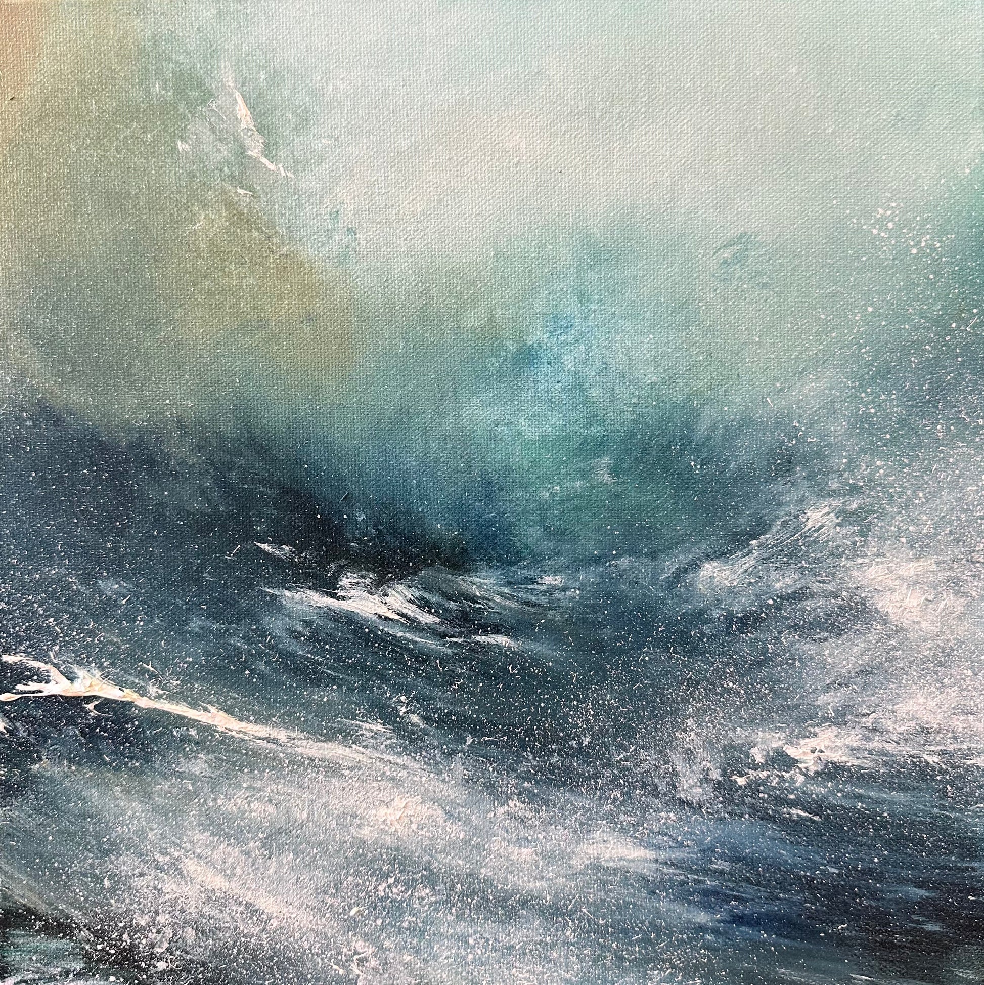 Oil on canvas by Mark Stopforth. Available from the Point Contemporary Art Gallery in Cromer, Norfolk UK. Wildseas