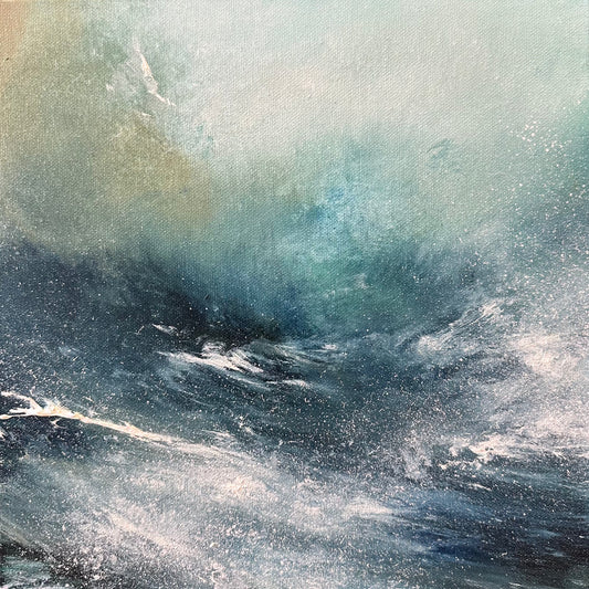 Oil on canvas by Mark Stopforth. Available from the Point Contemporary Art Gallery in Cromer, Norfolk UK. Wildseas