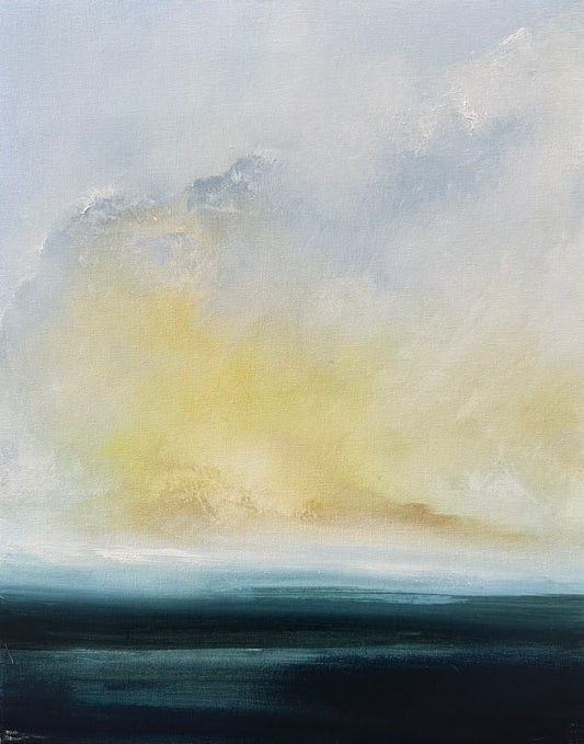 Oil on canvas by Mark Stopforth. Available from the Point Contemporary Art Gallery in Cromer, Norfolk UK. Cymbeline 2