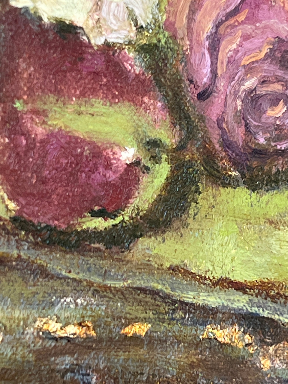 Rachel Hertz : Dried Roses and Gold