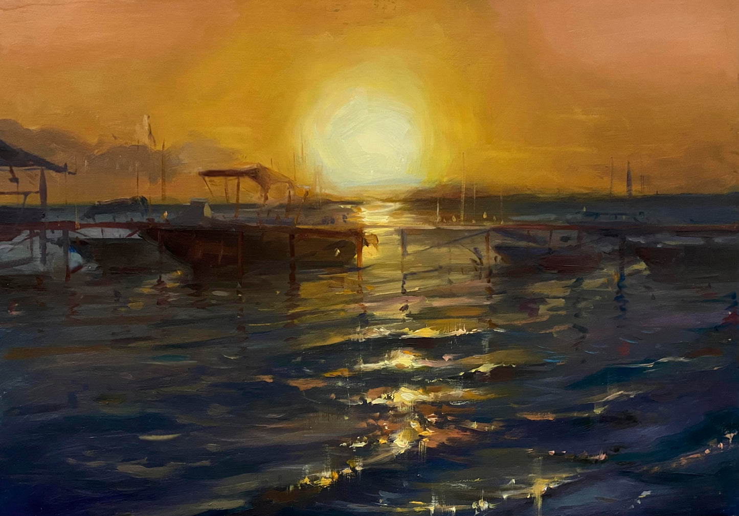 Tushar Sabale: Sunset & Boats