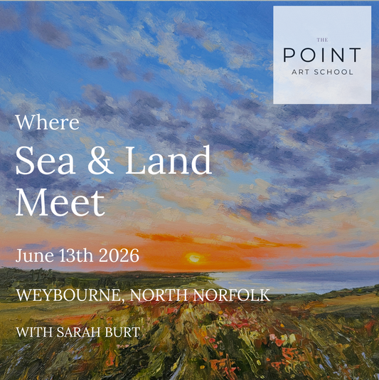 Sarah Burt - Where Sea & Land Meet: Painting Workshop on the North Norfolk Coast. Saturday 13 June 2026