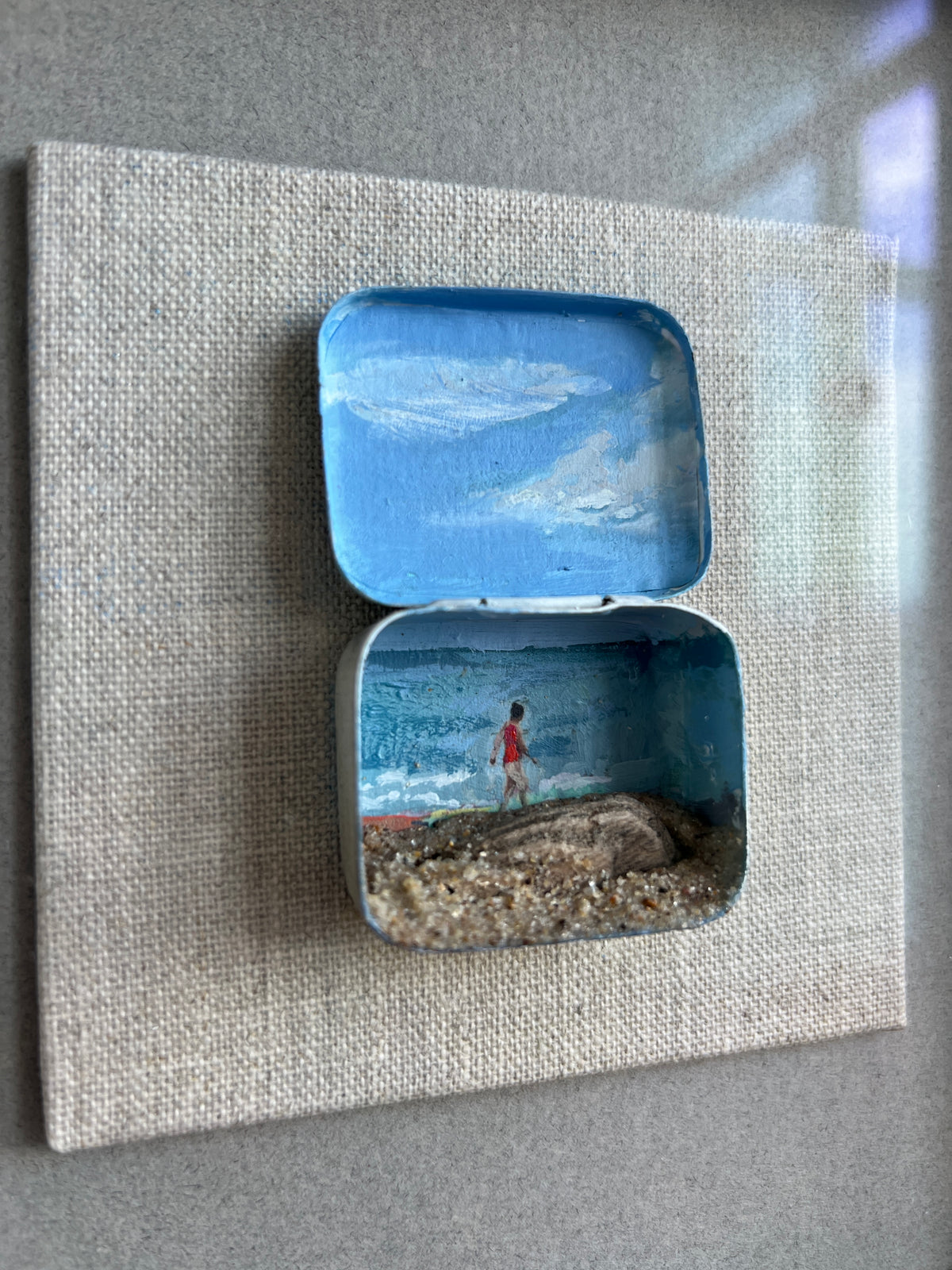 Jayne Stokes : The Swimmer, Cley, Norfolk