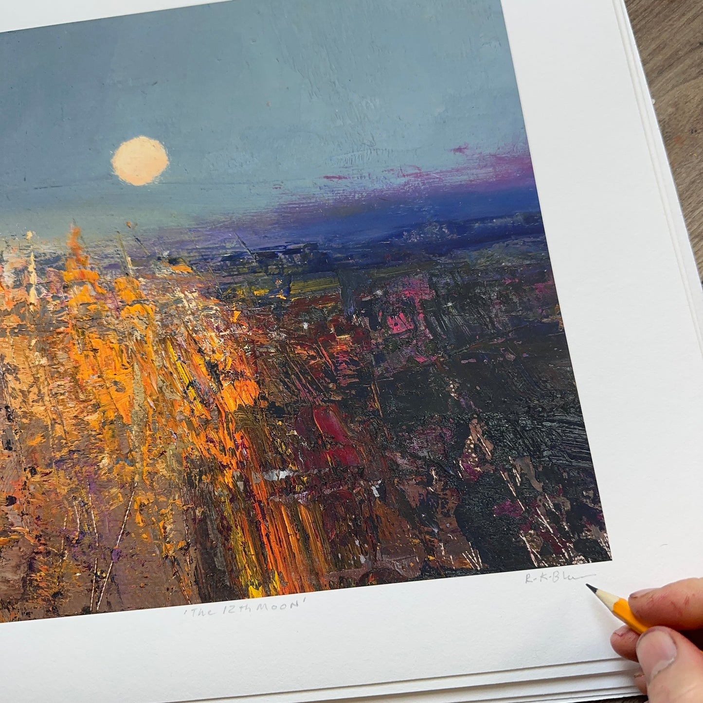 The 12th Moon: Richard K Blades - Limited Edition Giclée Print (Edition 100)