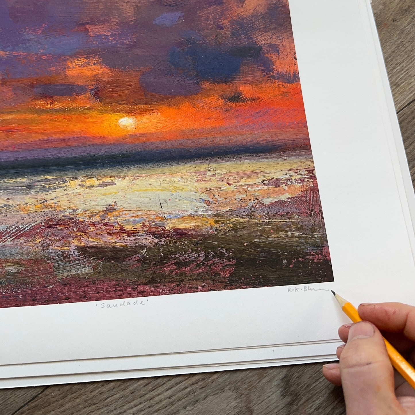 Saudade: Richard K Blades - Limited Edition Giclée Print (Edition 100)