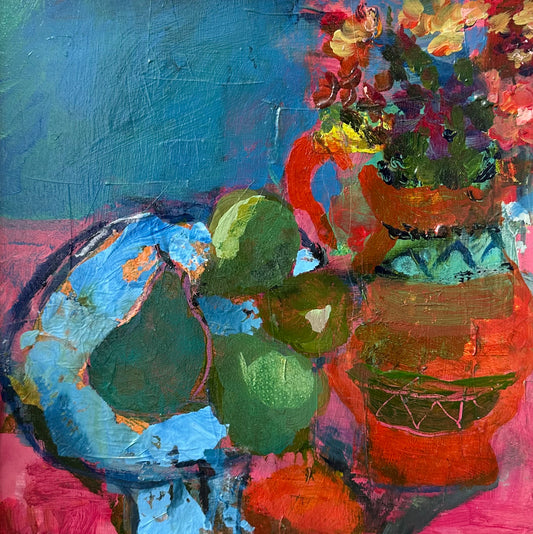 Antonia Clare: Dorothy’s Vase with Pears