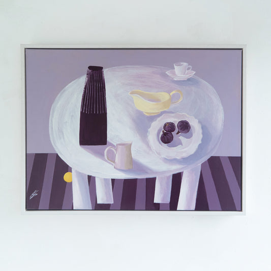 Gabriella Buckingham: Figs on a White Plate