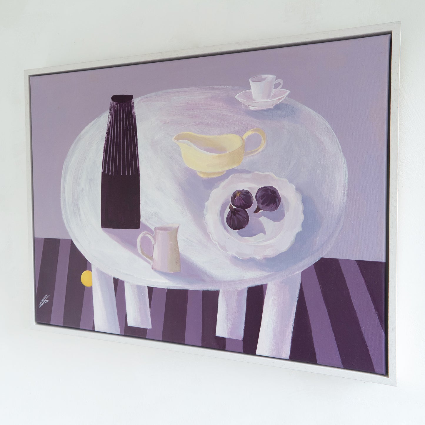 Gabriella Buckingham: Figs on a White Plate