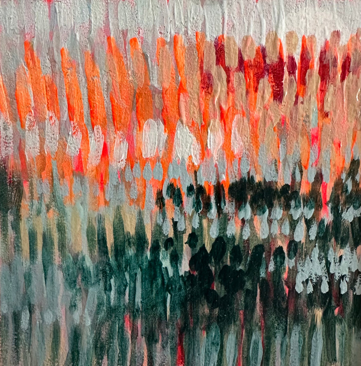 Claire Oxley: Frozen Sunset Reeds