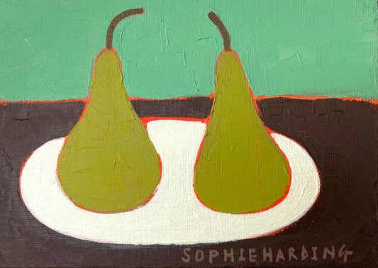Sophie Harding - Pears on a Plate