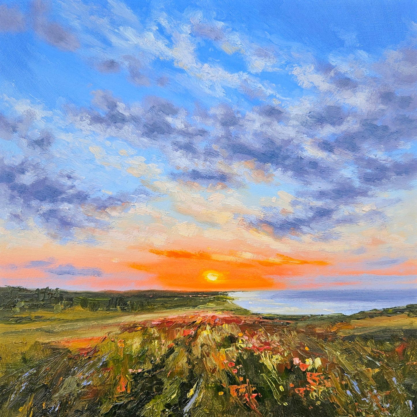 Sarah Burt: Last Light on the Cliff