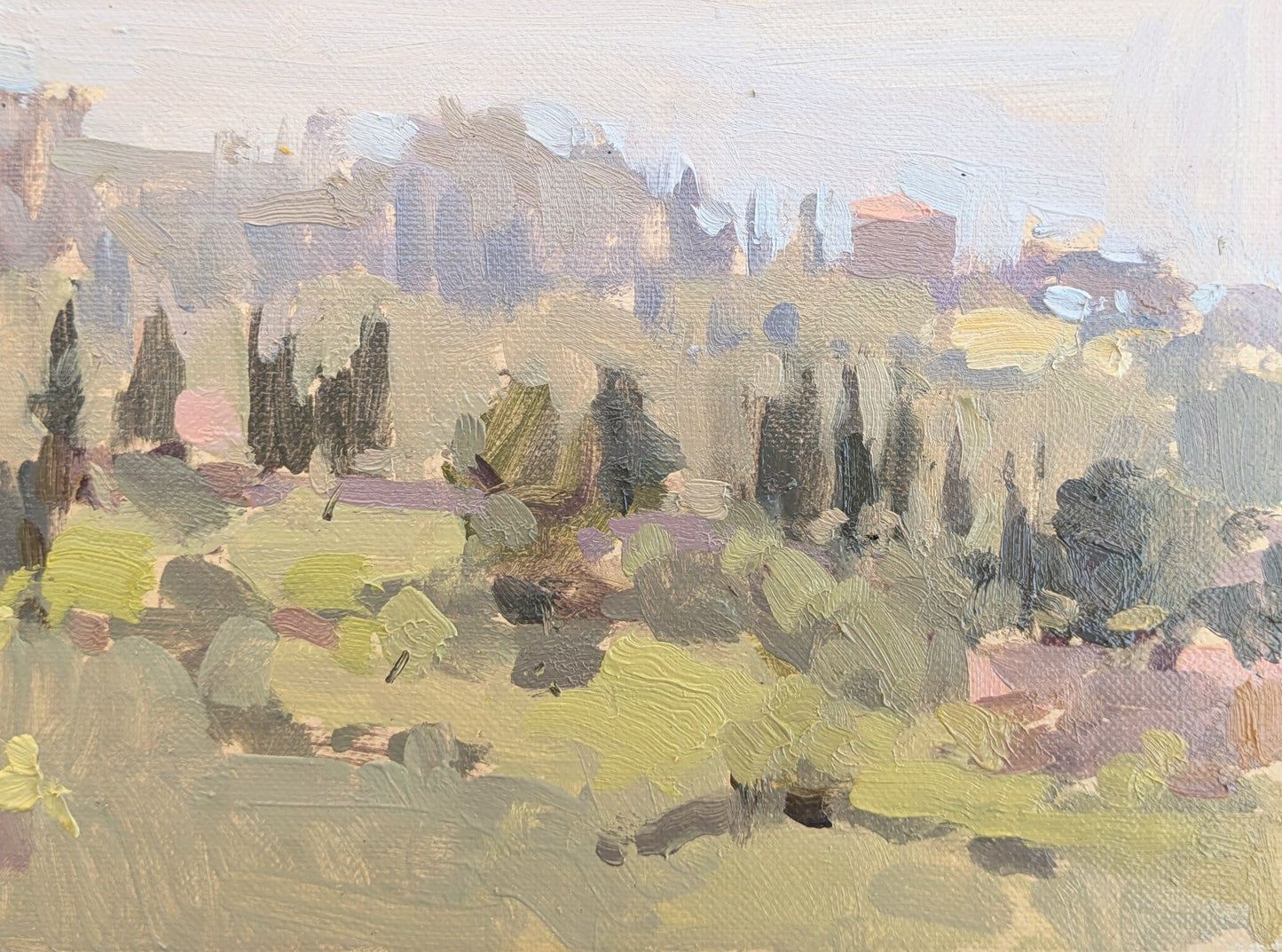 Lotta Teale : View from Montalcino