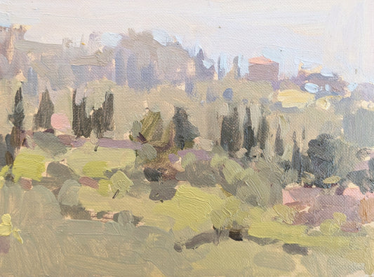Lotta Teale : View from Montalcino