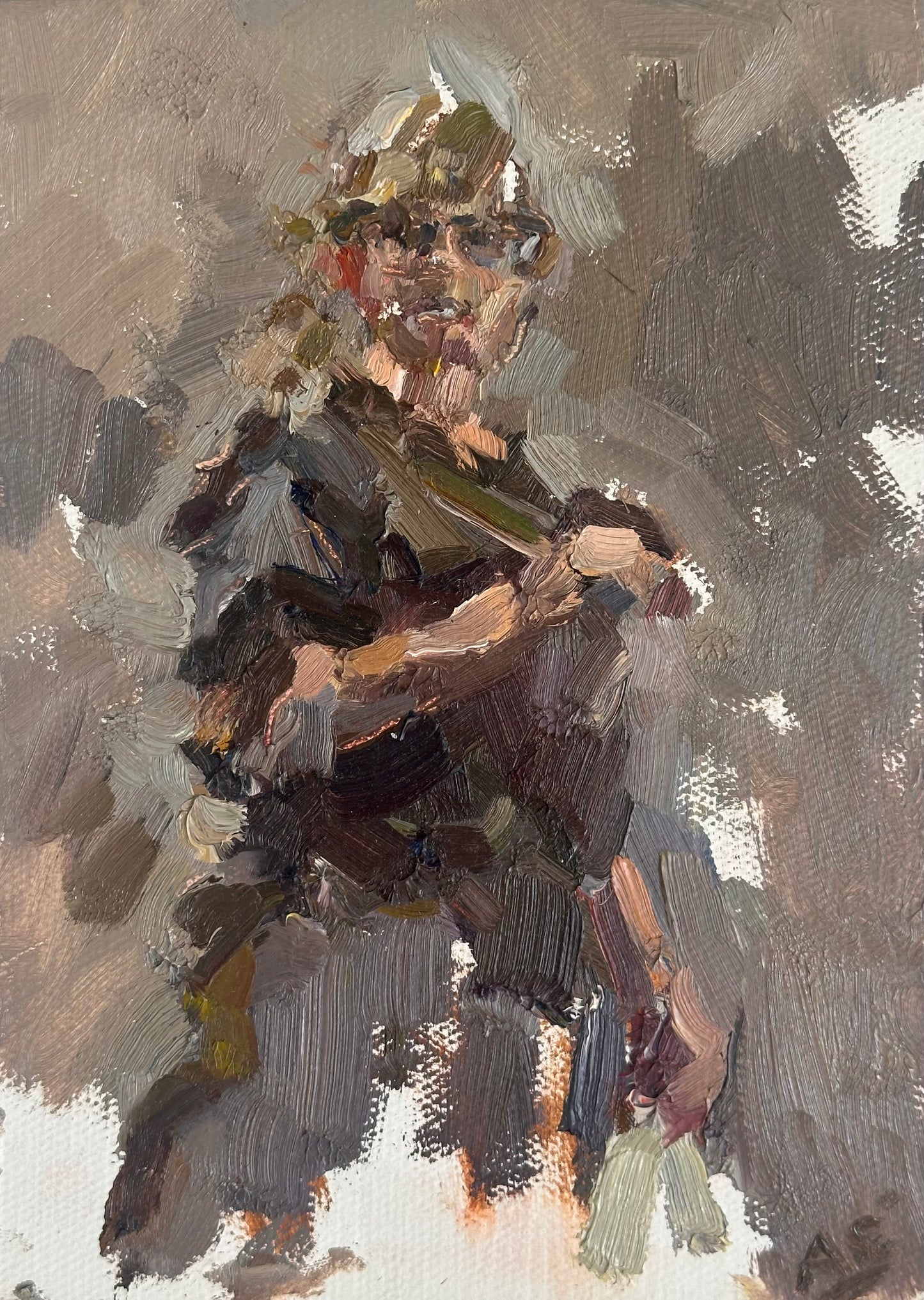 Amanda Coleman: Self Portrait with Painting Rag